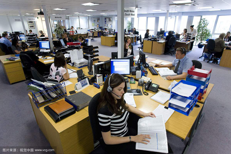 力達(dá)機(jī)床網(wǎng)絡(luò)營(yíng)銷辦公區(qū)一角